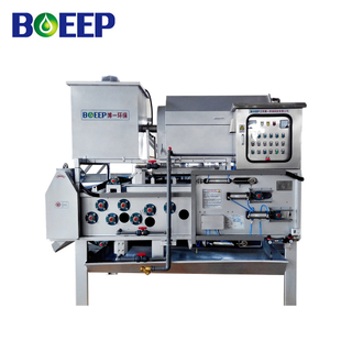 Máquina de deshidratación de prensa de banda continua para residuos de lodos digeridos anaeróbicos