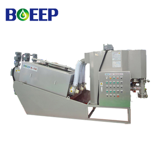 Deshidratador de prensa de voluta de espesamiento automático completo para lodos aceitosos