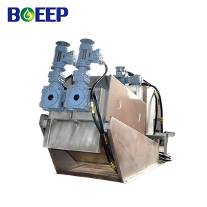 Máquina de deshidratación de lodos de prensa de filtro de tornillo de voluta de operación fácil para tratamiento de aguas residuales